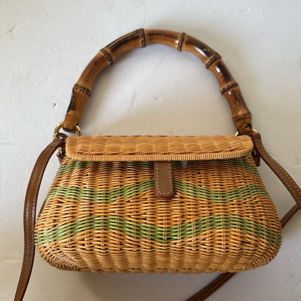 Serpui wicker bag